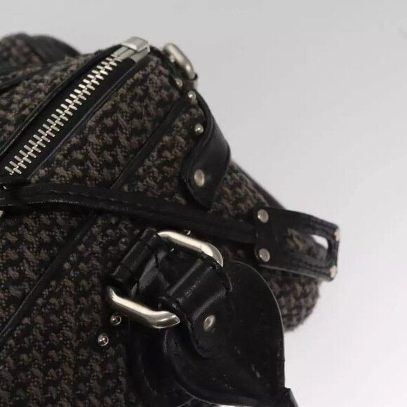 Chloe Paddington Hand Bag Canvas Gray Silver Auth - Picture 4 of 12